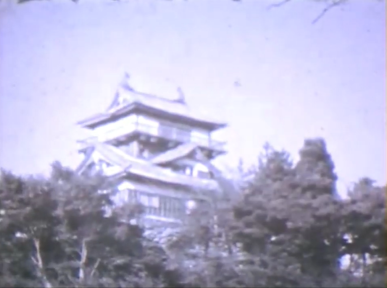 戦前の丸岡城解体修理の映像