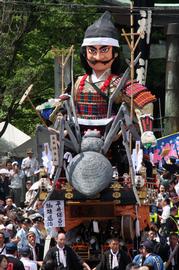 五番山車・橋本区「平井保昌の蜘蛛退治」