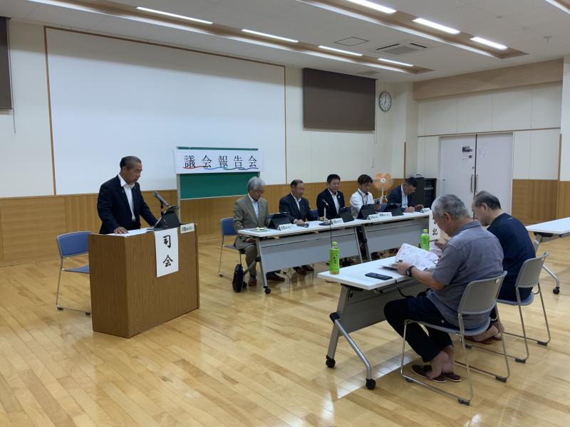江留上コミュニティセンターでの様子