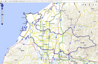 坂井市WebMap ハザードマップなどの電子地図