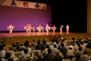 三国節保存会が三国節（市指定無形民俗文化財）を披露