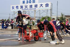 女性消火技術大会