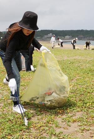 熱心に作業