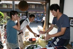 日本酒の試飲