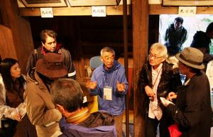 丸岡城の歴史についても取材を行った