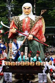 四番山車・松ヶ下区「橋弁慶」