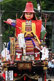 五番山車・上旭区、下旭区「黒田官兵衛」