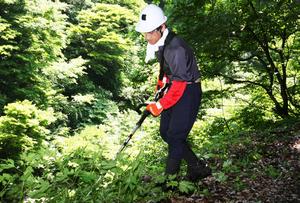 緑のふるさと協力隊の石田貴久(いしだ たかひさ)さんも積極的に参加