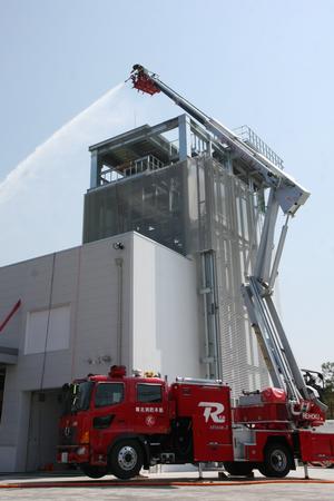 白熱した救助訓練。日々の訓練に余念がない