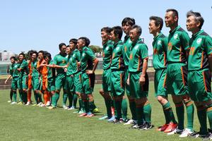 市選抜は市内のクラブチームや高校サッカー部出身者で構成