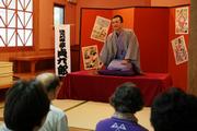創作落語でわかりやすく男女共同参画の考え方を伝えるはやおき亭貞九郎さん