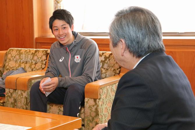 「メダルを持ち帰る」と、力強く意気込みを語る高原さん