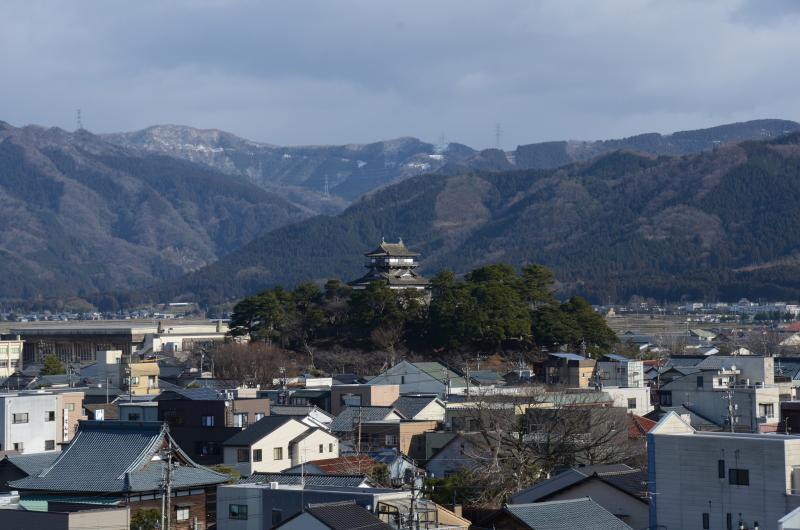 丸岡城(遠景)